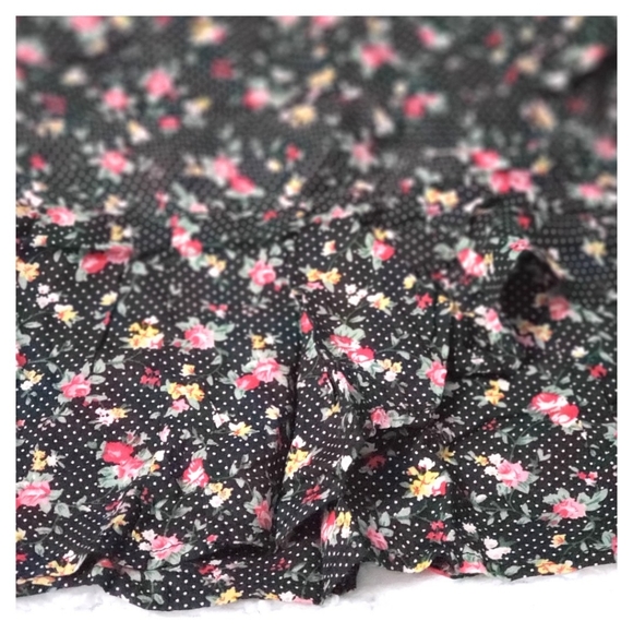 (NWT)American Rag:Size:S/ Black Floral Tube top - Picture 3 of 5